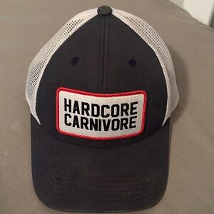Hardcore Carnivore Black and White Cap